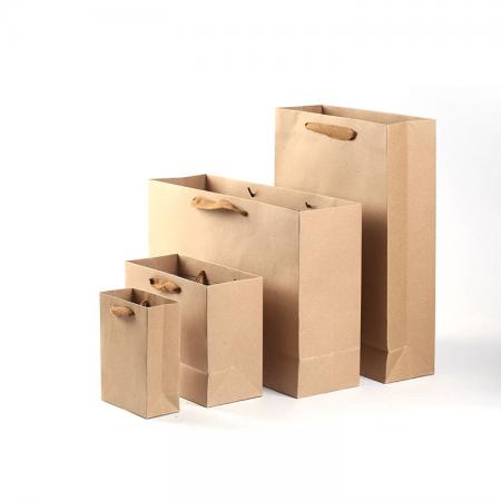brown kraft paper bag custom and design