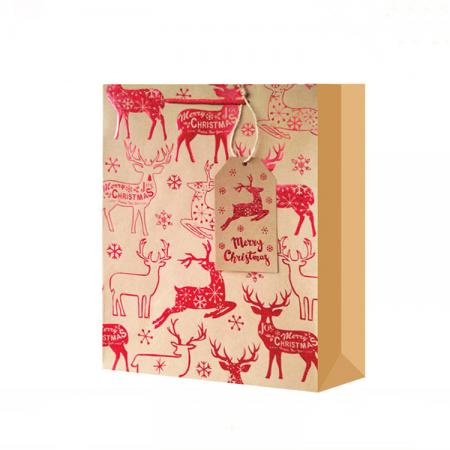 Qualität bereiten Farbenphantasiepapierhelle Weihnachtsgeschenktaschenzusammenstellung auf