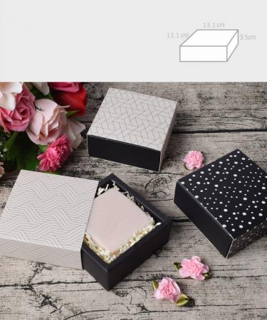 benutzerdefinierte Elfenbein schwarz Praline Papier Schublade Folie Verpackung Geschenkbox mit Papierteiler