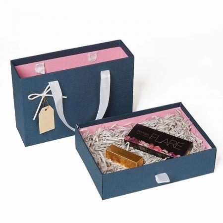 Großhandel benutzerdefinierte hochwertige Karton Schublade Geschenkbox mit Griff