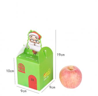 Weihnachtsdekorative kleine Karikaturapfelfrucht-Verpackungskästen en gros