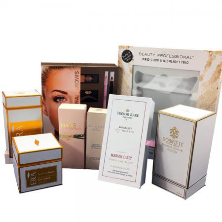 Luxus benutzerdefinierte Papier Geschenkset Verpackung Kosmetikbox