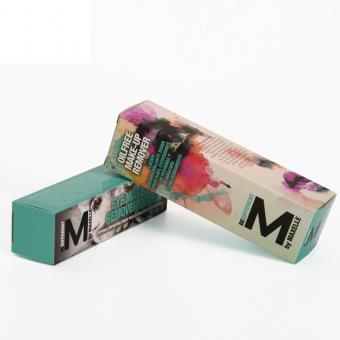 billige benutzerdefinierte logo farbe gedruckt kleines produkt kosmetische gerade stecken ende papier verpackungskasten