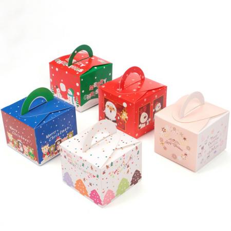 kundenspezifische preiswerte Luxuxfarbdruckverpackungsgroßverkaufs-Süßigkeitweihnachtsgeschenkbox