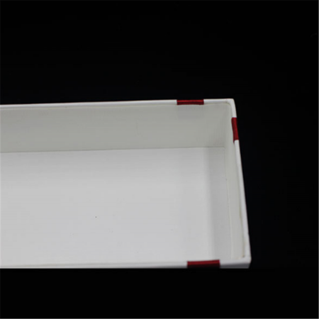 neues design kleine weiße karton geschenkbox verpackung mit deckel band für uhr