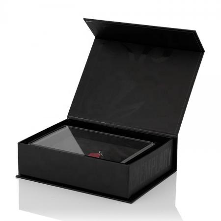 handgemachte Logo angepasst Magnetdeckel Aufbewahrungsbox Geschenkbox mit Magnetverschluss Magnetdeckel Aufbewahrungsbox