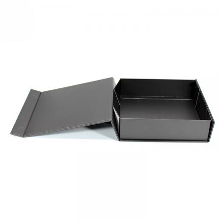 benutzerdefinierte logo papier schwarz band schmuck geschenkverpackung box