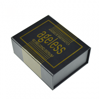 kundenspezifischer neuer Entwurf, der schwarze magnetische Geschenkbox mit Ihrem Logo druckt