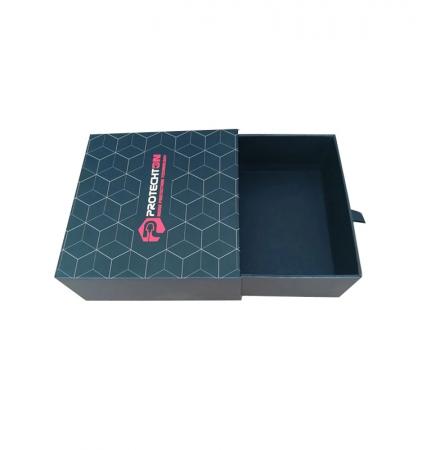 Luxus individuelles Logo Heißprägen Verpackung Schublade Geschenkboxen