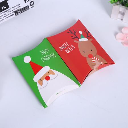 kundenspezifische weiße Kraftpapierweihnachtspapiergeschenkkästen Papierkasten für Weihnachten
