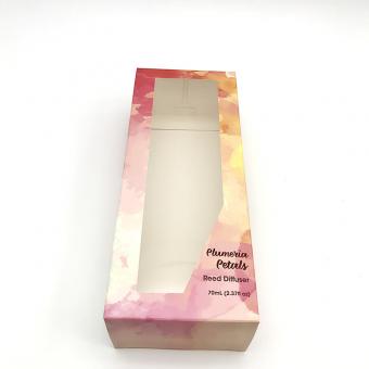 Phantasie Blumendruck Bonbonpapier Verpackung Geschenkbox mit PVC-Fenster