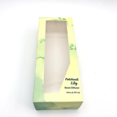 Phantasie Blumendruck Bonbonpapier Verpackung Geschenkbox mit PVC-Fenster