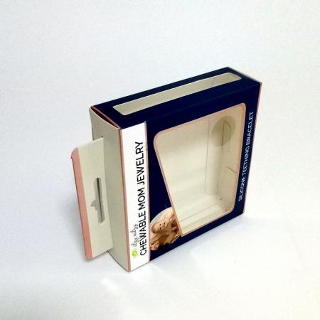 Kundenspezifische Luxus-Druckpapier-Geschenkbox mit Sichtfenster