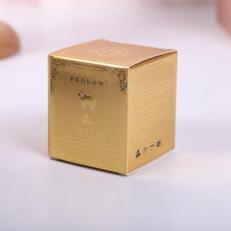 China Hersteller OEM Gold Geschenkpapier Box Druck mit Fenster