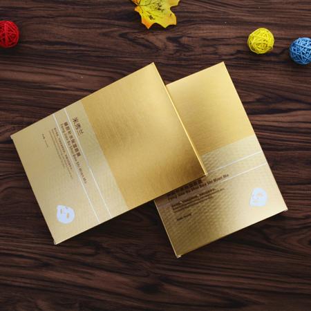 Gold Papier matt Laminierung dekorative Badesalz Kosmetik benutzerdefinierte Logo-Box