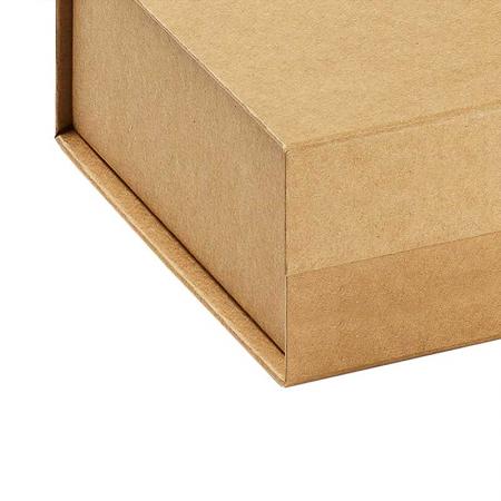 Großhandel braun Naturkraftmaterial Karton Papier Magnetverpackung Geschenkbox