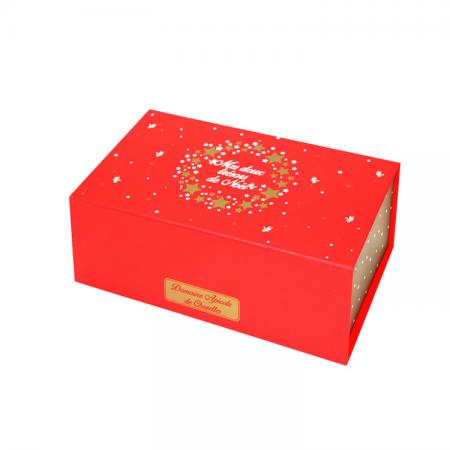 Luxus Weihnachten starre Faltpapier Geschenkbox mit Logo