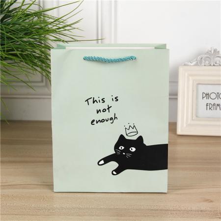 promotional Luxury Gold Foil small paper gift bags wholesale