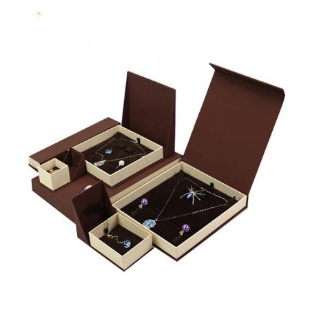 China Lieferant benutzerdefinierte Luxus Papierverpackung Schmuck Geschenkbox für Ring Halskette
