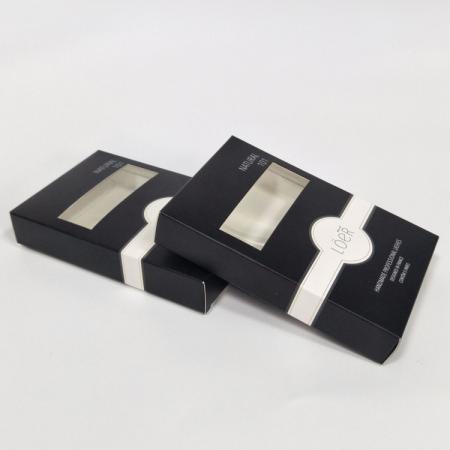 Custom printing eco friendly 350gsm luxury cosmetic skin care window box packaging