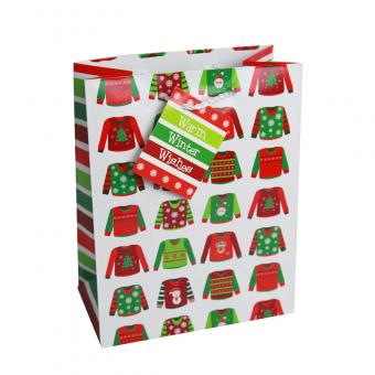 Benutzerdefinierte Shopping-Weihnachten-Säcke, - Beutel, Papier Geschenk-Taschen