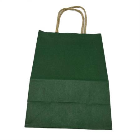 privat benutzerdefinierte grün einkaufen eine braune papiertüte papiertüte fügen sie ihr design hinzu