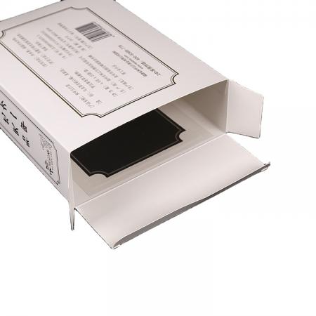 Vollfarbdruck hochwertige Luxus-Recycling-Papierbox mit durchsichtigem Deckel