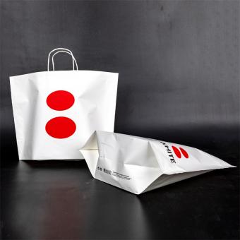 kundenspezifische Verpackungstüten aus Papier mit Logo