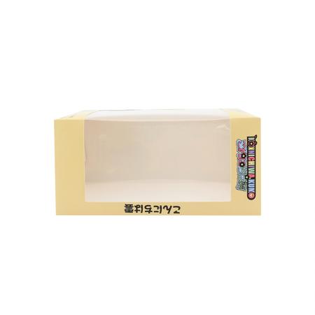 benutzerdefiniertes Markenlogo-Design Paketanzeige Papierbox PVC-Klarsichtfenster zum Verpacken von Geschenkboxen